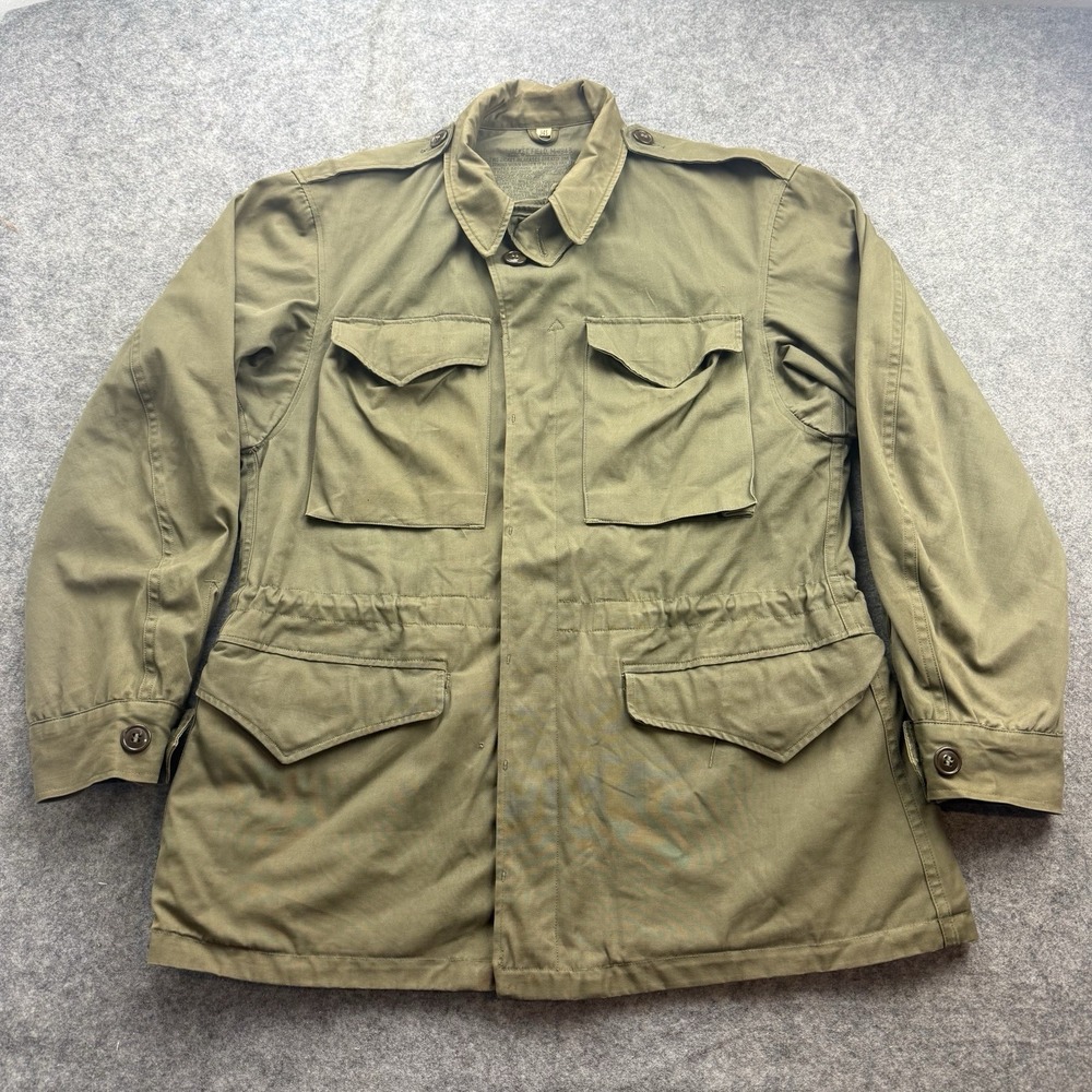 Vintage US Army M-1943 Field Jacket Mens 34S WWII 1944 Pattern B Military Combat